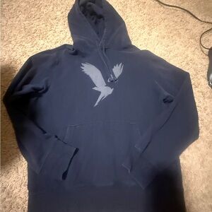 American Eagle Navy Pullover Hoodie with Soft Label